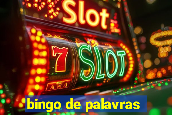 bingo de palavras