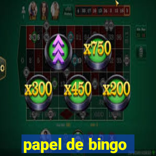 papel de bingo