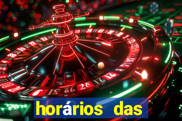 horários das plataformas de jogos