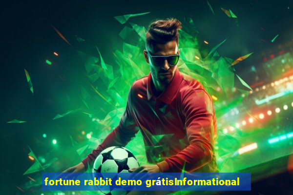 fortune rabbit demo grátisInformational