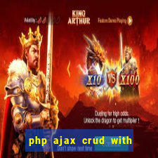 php ajax crud with datatables and bootstrap modals