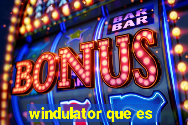 windulator que es