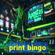 print bingo