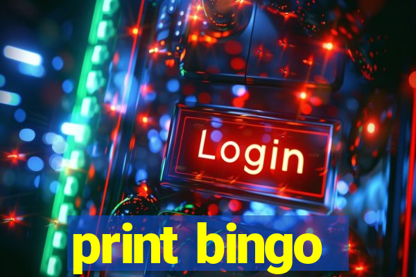 print bingo