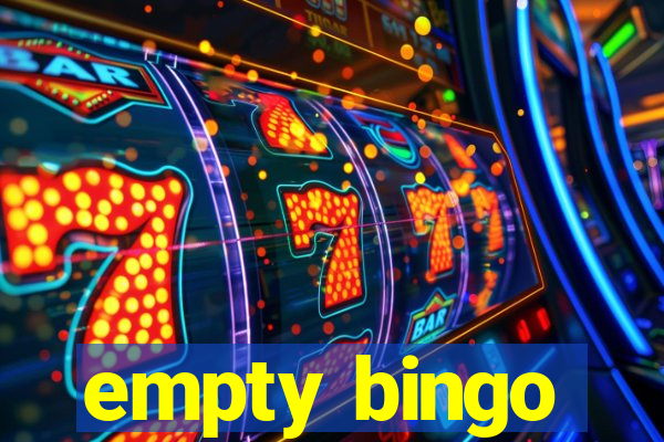 empty bingo