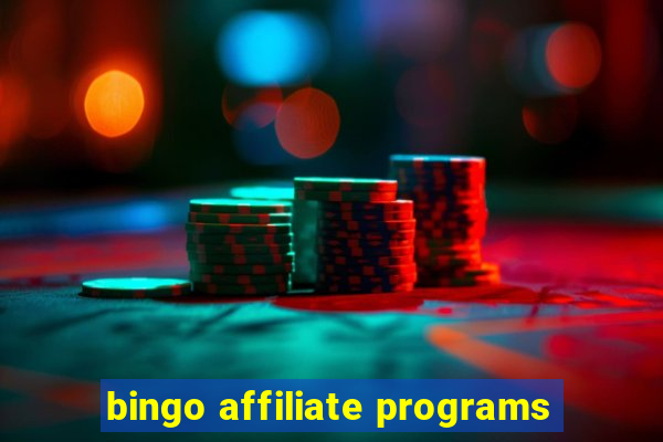 bingo affiliate programs