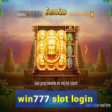 win777 slot login