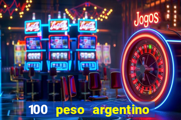 100 peso argentino em real