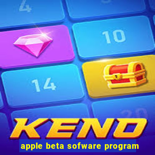 apple beta sofware program