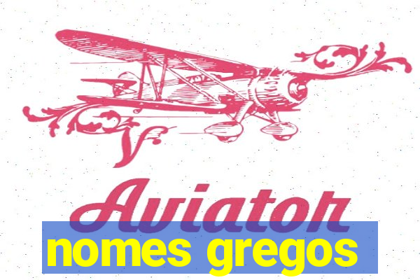 nomes gregos