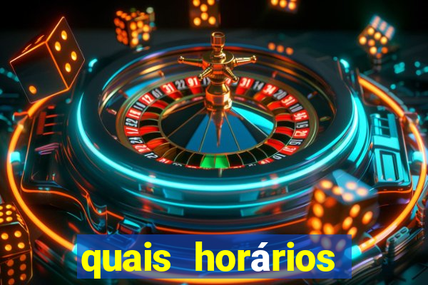 quais horários para jogar fortune tiger