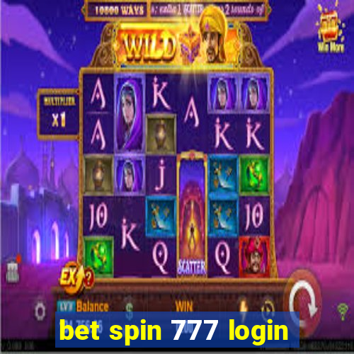 bet spin 777 login