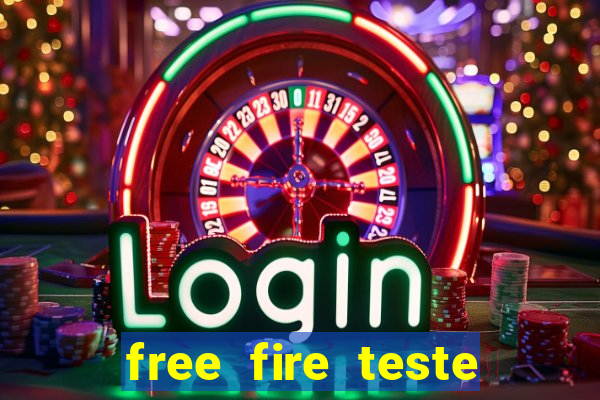 free fire teste grátis jogar agora