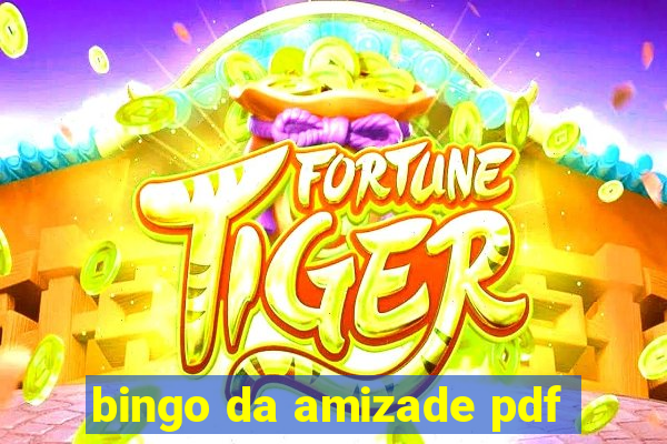 bingo da amizade pdf