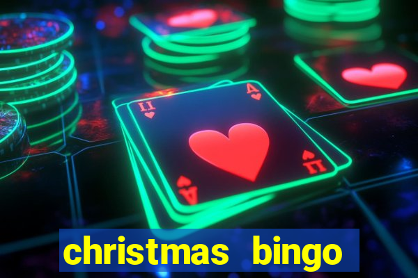 christmas bingo card generator