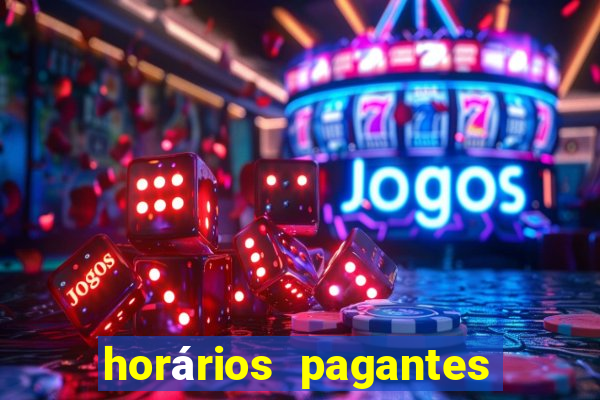 horários pagantes slots pg