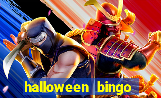 halloween bingo cards with numbers