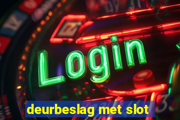 deurbeslag met slot