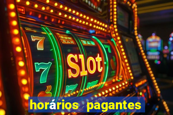 horários pagantes fortune tiger hoje