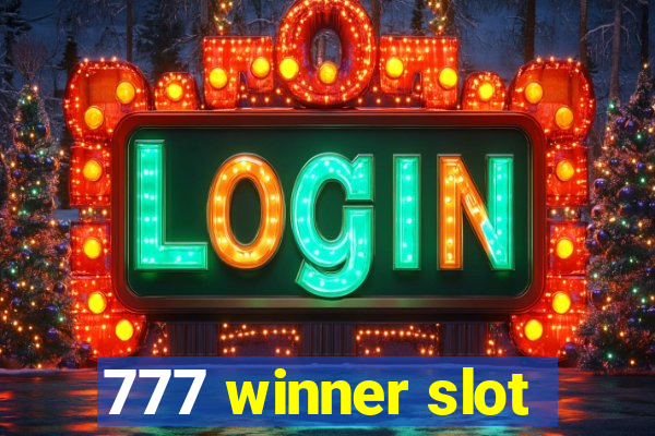 777 winner slot