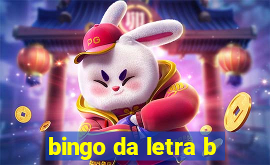 bingo da letra b