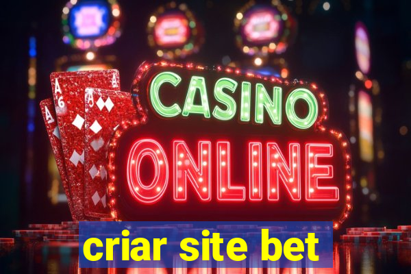 criar site bet