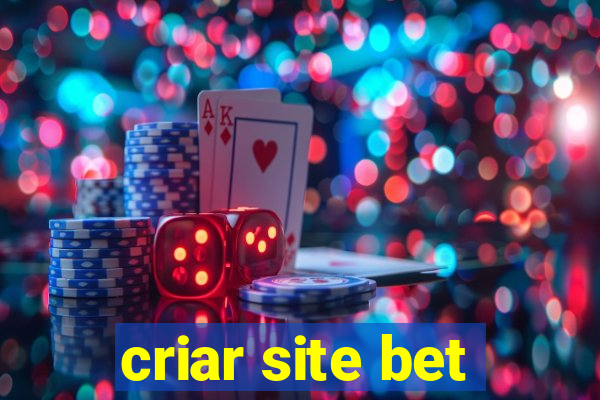 criar site bet