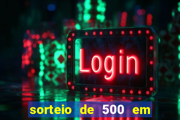 sorteio de 500 em cash toda segunda feira novibet como funciona