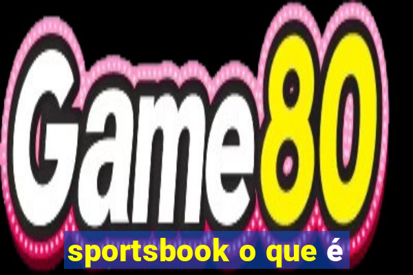 sportsbook o que é