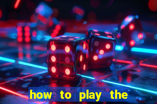 how to play the buffalo slot machine