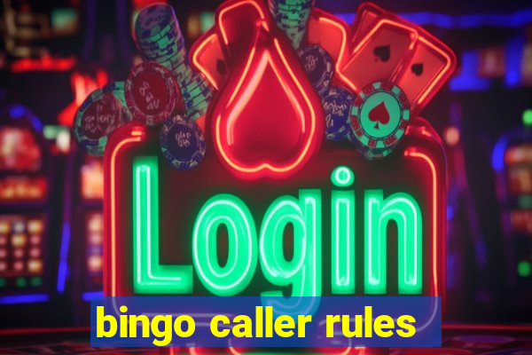 bingo caller rules