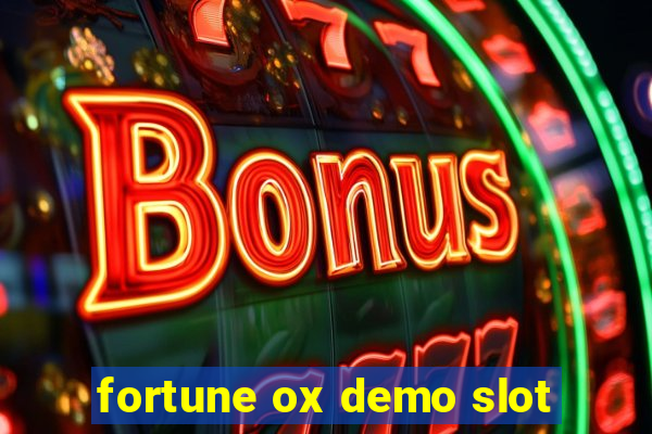 fortune ox demo slot