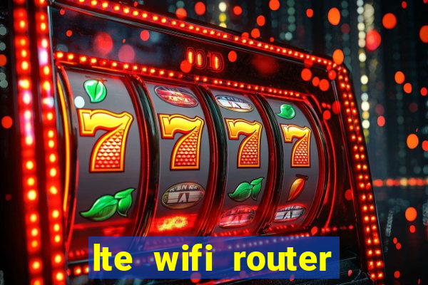 lte wifi router with sim card slot